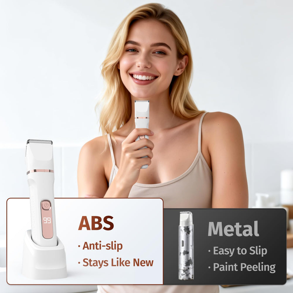 HOHOLE bikini-trimmer-axilas facilita depilación suave en axilas sensibles.