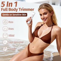 HOHOLE bikini-trimmer-cabezal-facial para depilar sin irritación en la cara.