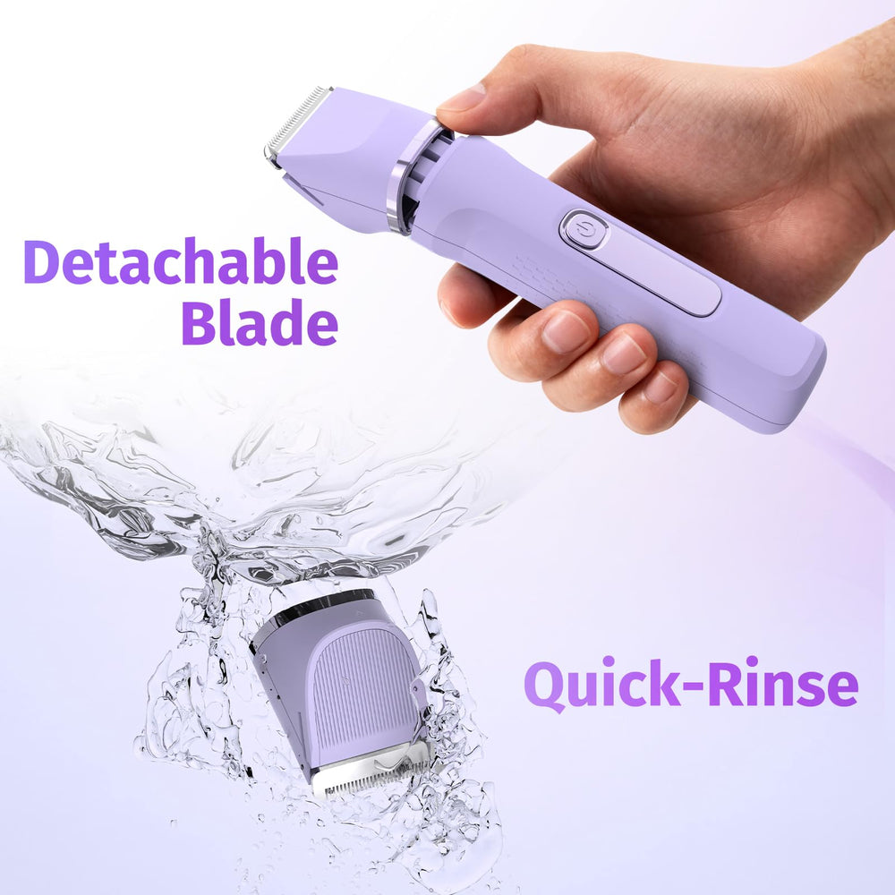 HOHOLE Bikini Trimmer base de carga USB-C para uso sin cables.