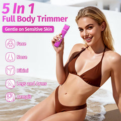 HOHOLE Recortadora nariz mujer rosa ideal para vello no deseado.