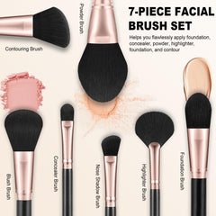 Pincel corrector HOIFA Silkpuff para cubrir imperfecciones con precisión.