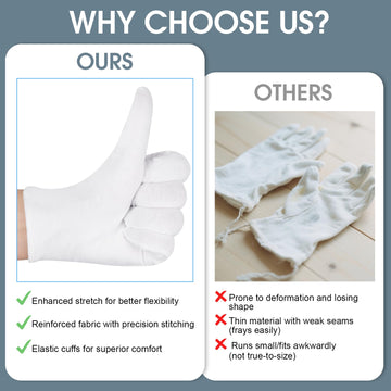 Guantes Hoiny para spa y relajación suave.