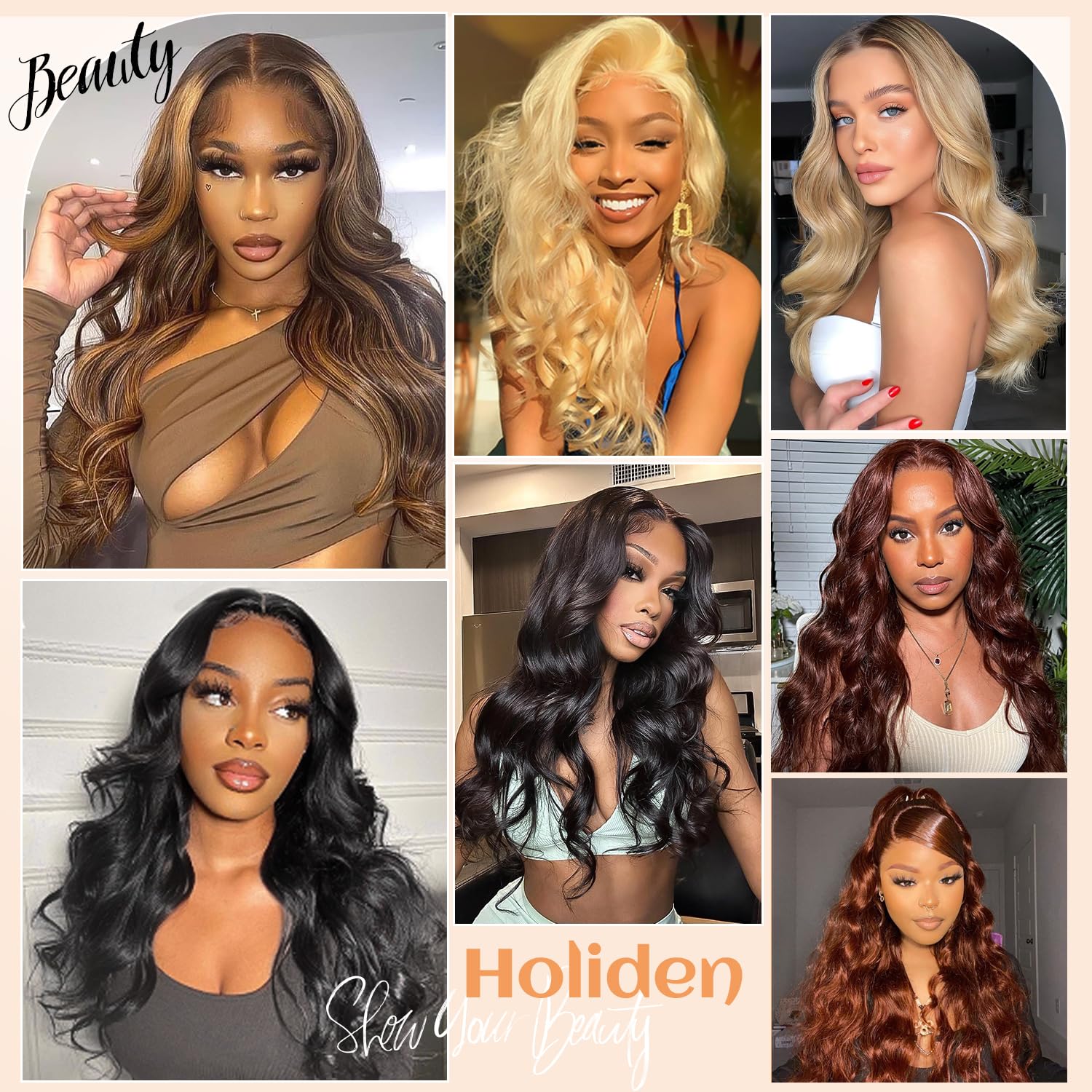 Holiden easy-care routine: rinse, condition, and air-dry after styling
