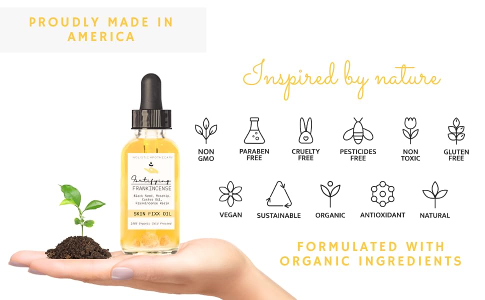 HOLISTIC APOTHECARY mezcla de aceites prensados en frío para nutrición cutánea