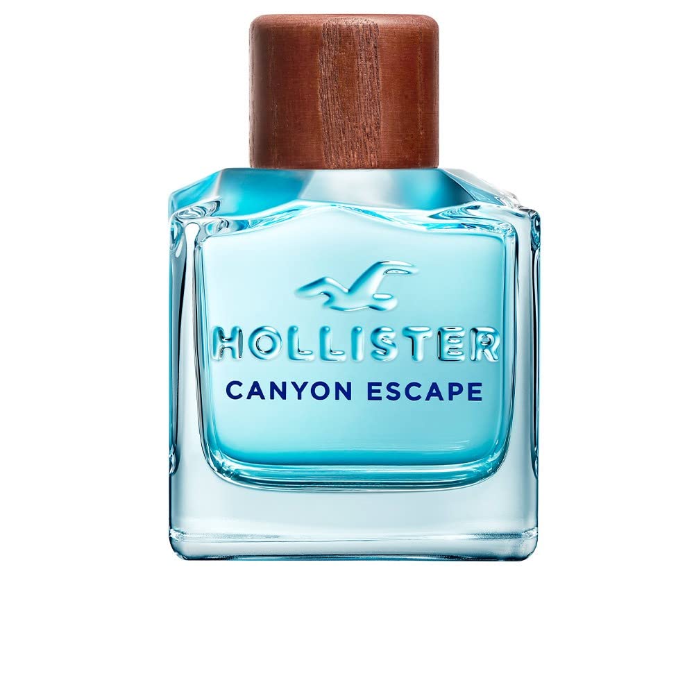 Hollister Canyon Escape – botella amaderada, ideal para uso diario.
