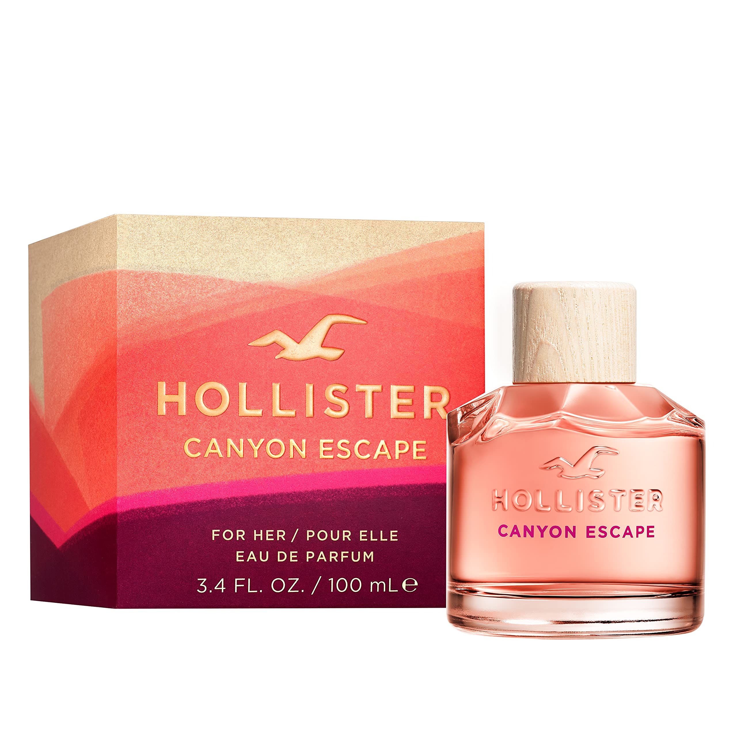 Spray Hollister Canyon Escape en escena, notas cítricas y desérticas para ocasiones especiales