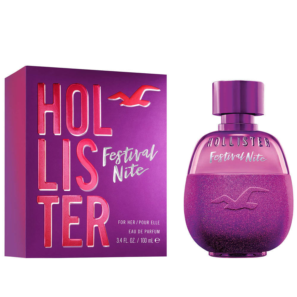 Hollister Festival Nite: atomizador en acción para una aplicación suave durante el día.