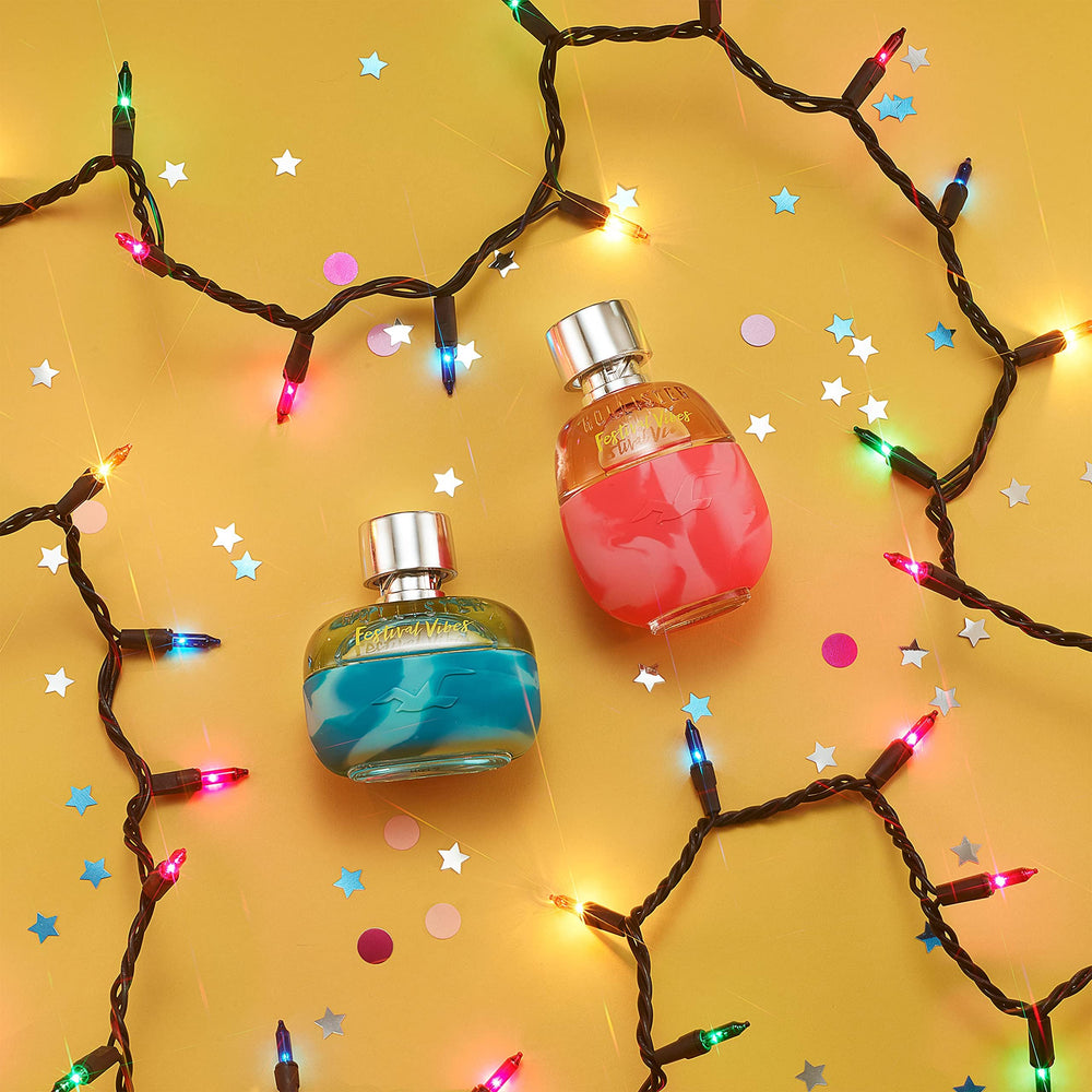 Hollister Festival Vibes, atomizador: pulveriza suavemente el perfume para un toque sutil.