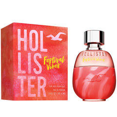 Hollister Festival Vibes, frasco-fragancia: perfil floral para ocasiones casuales.