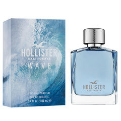 Hollister Wave Hombre: botella con onda, diseño atractivo para uso diario.