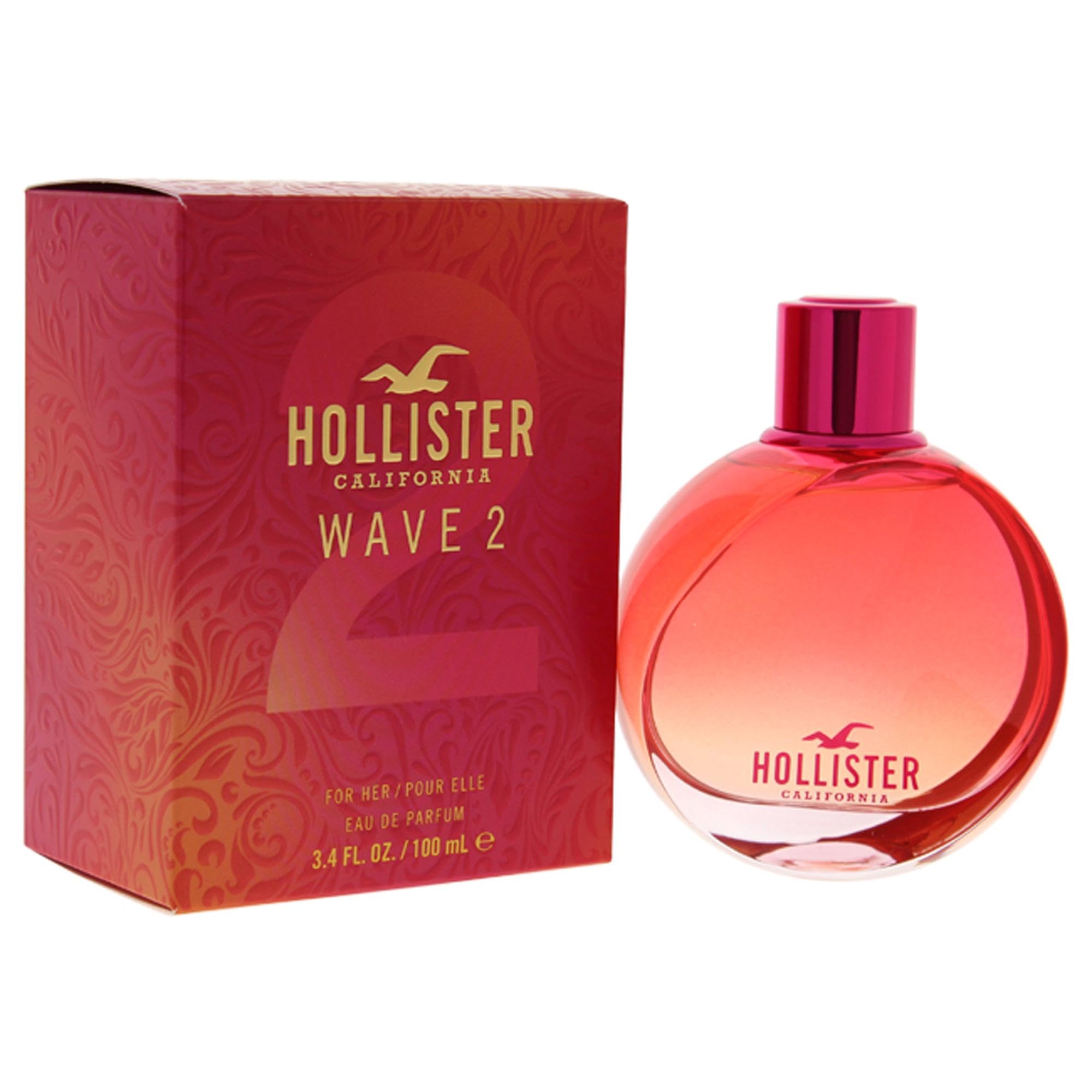 Hollister Wave 2, botella de perfume, aroma versátil para uso diario
