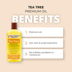 Hollywood Beauty Tea Tree Oil, cuidado de manos y uñas diario.