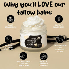HolyCow huile de jojoba bio prête à nourrir le visage.