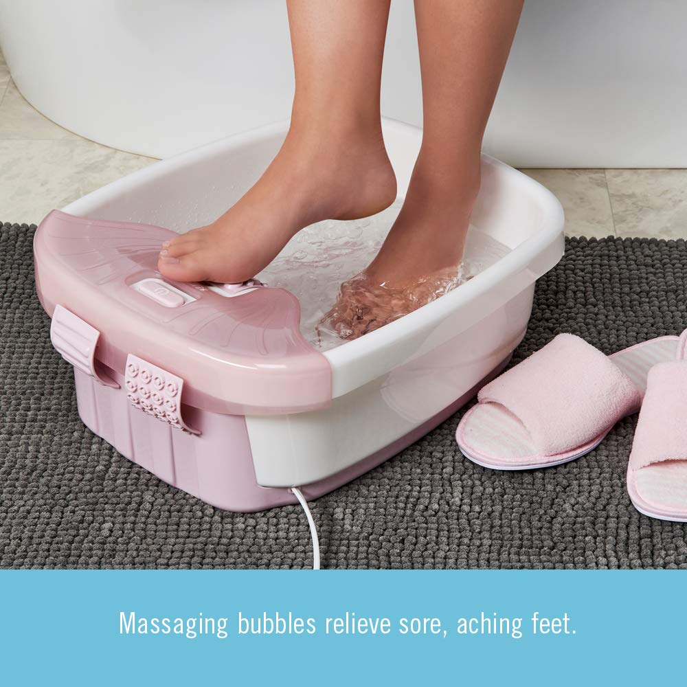 Tres accesorios incluidos para distintas sensaciones de masaje en los pies.