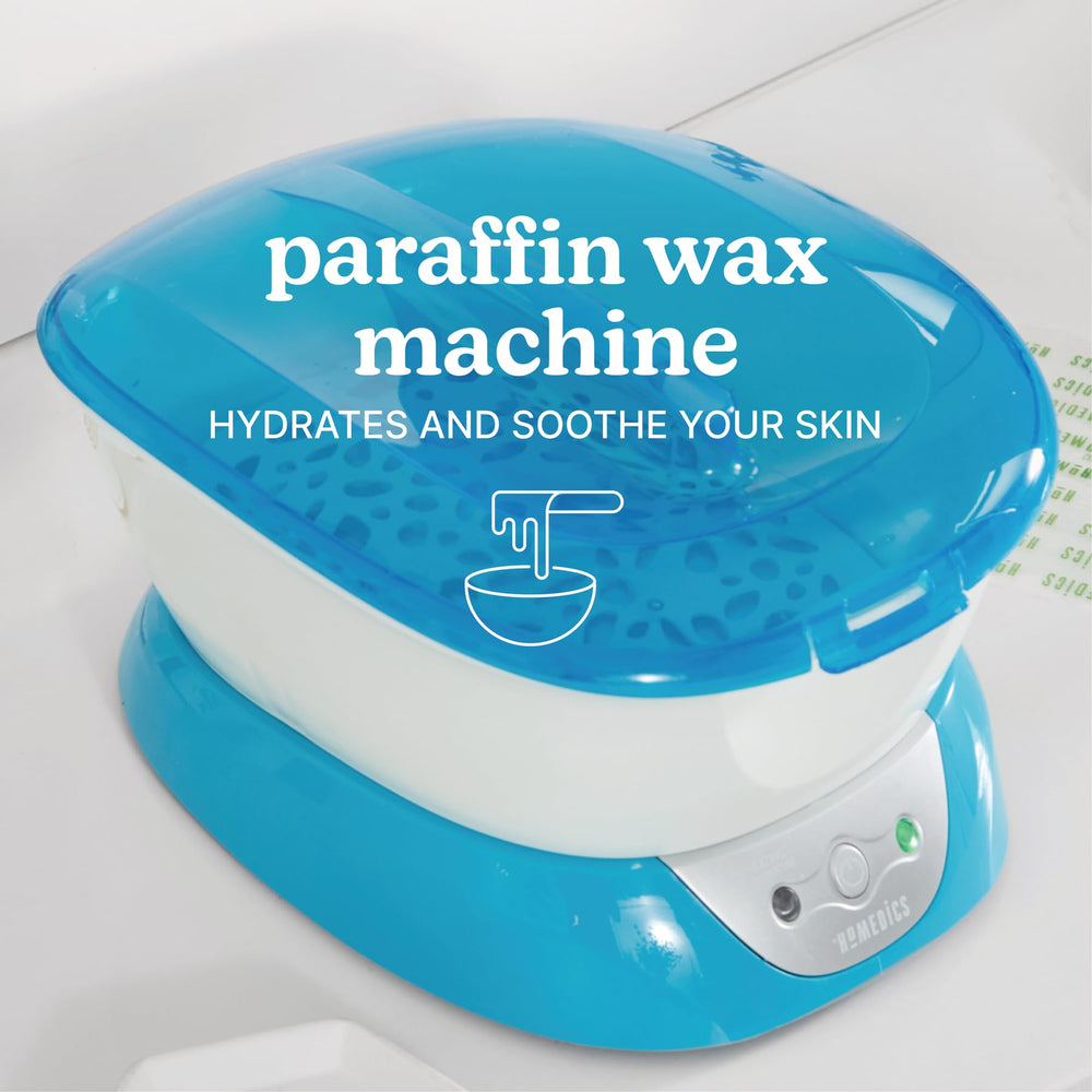 Homedics cera parafina de 3 libras para múltiples sesiones en casa.