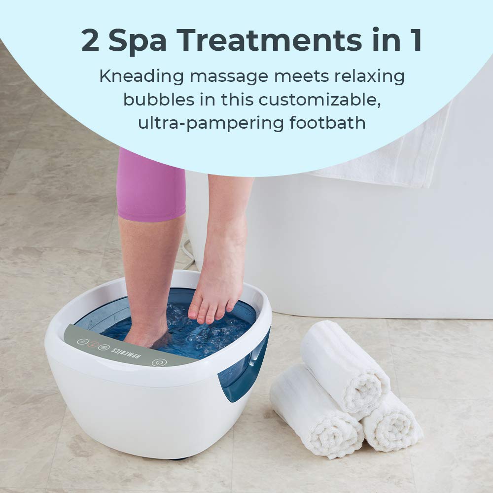 HoMedics Masaje Shiatsu para Pies con calor potente para relajar músculos.