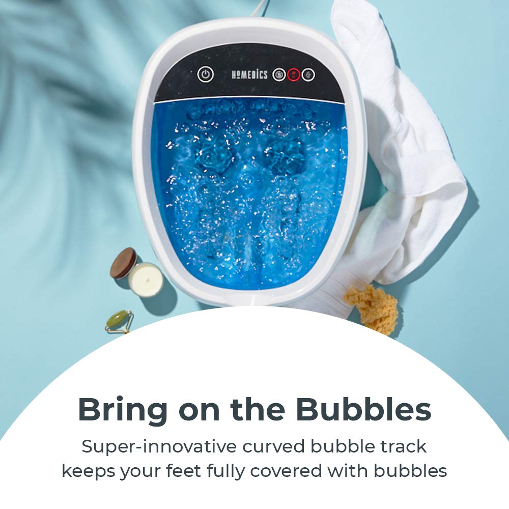 HoMedics Masaje Shiatsu para Pies con diseño portátil para uso cómodo.