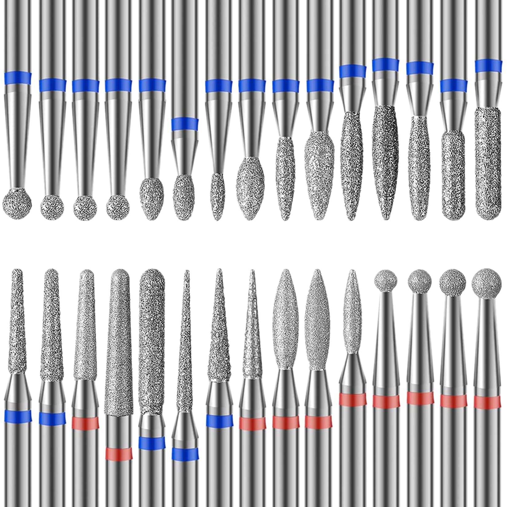 Brocas Homeet de tungsteno para uñas, 30 piezas, durabilidad y precisión para manicura.