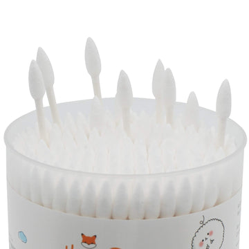 HOMEFOX bastoncillos de algodón con doble punta para limpieza precisa.