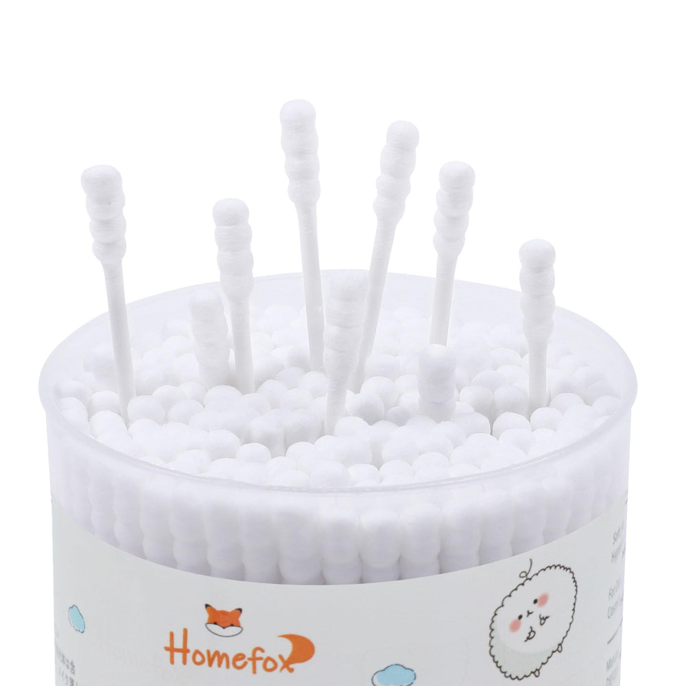 HOMEFOX hisopos algodón palo papel, estructura estable para limpieza precisa