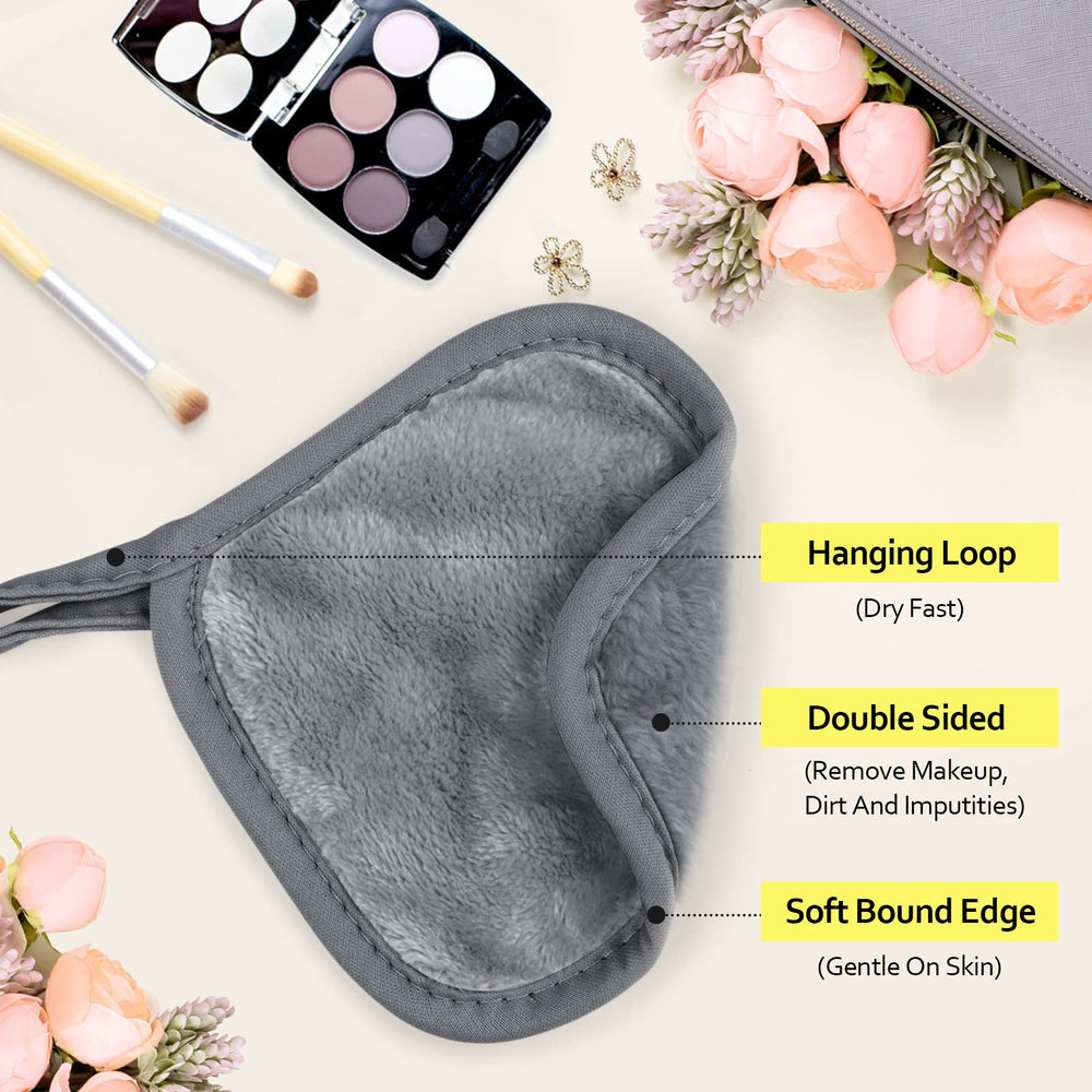HOMEXCEL: toalla doble cara desmaquillante ofrece exfoliación suave y limpieza profunda.
