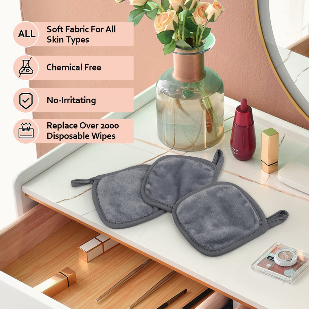 HOMEXCEL: toallas desmaquillaje tamaño 5x5 cm, compactas para llevar en bolso.