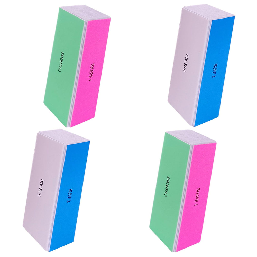 Bloque de uñas HomeyEra cuatro caras para dar forma, suavizar y pulir.