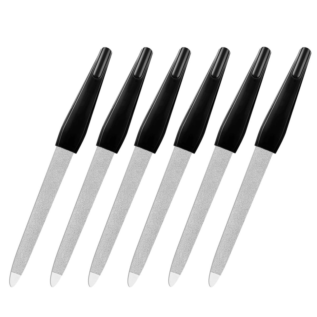 HomeyEra lima metalica 6 piezas para dar forma suave a uñas naturales