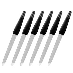 HomeyEra lima metalica 6 piezas para dar forma suave a uñas naturales