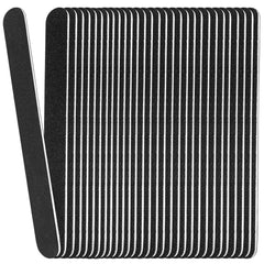 HomeyEra limas de uñas de madera, doble cara 100/180, ideal para uñas naturales.