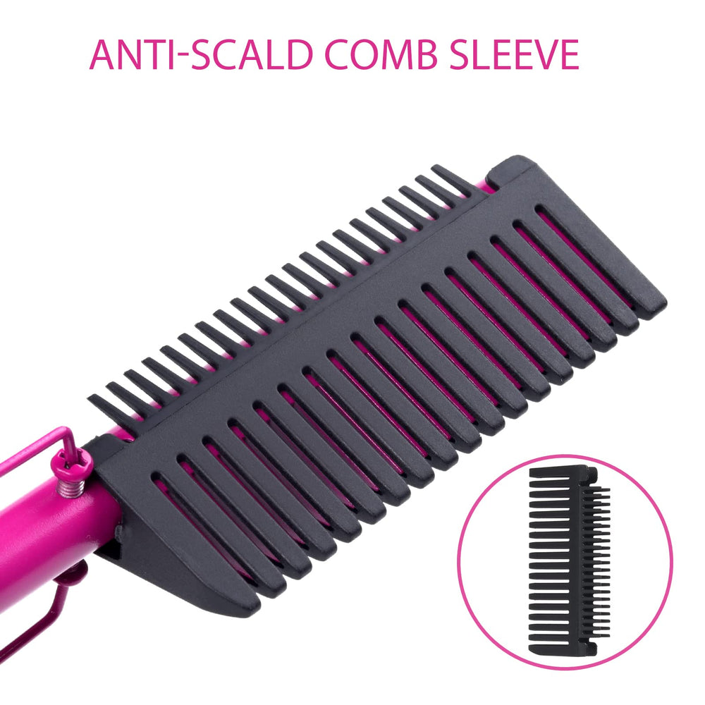 Homfu alisador con diseño ergonómico para agarre cómodo.