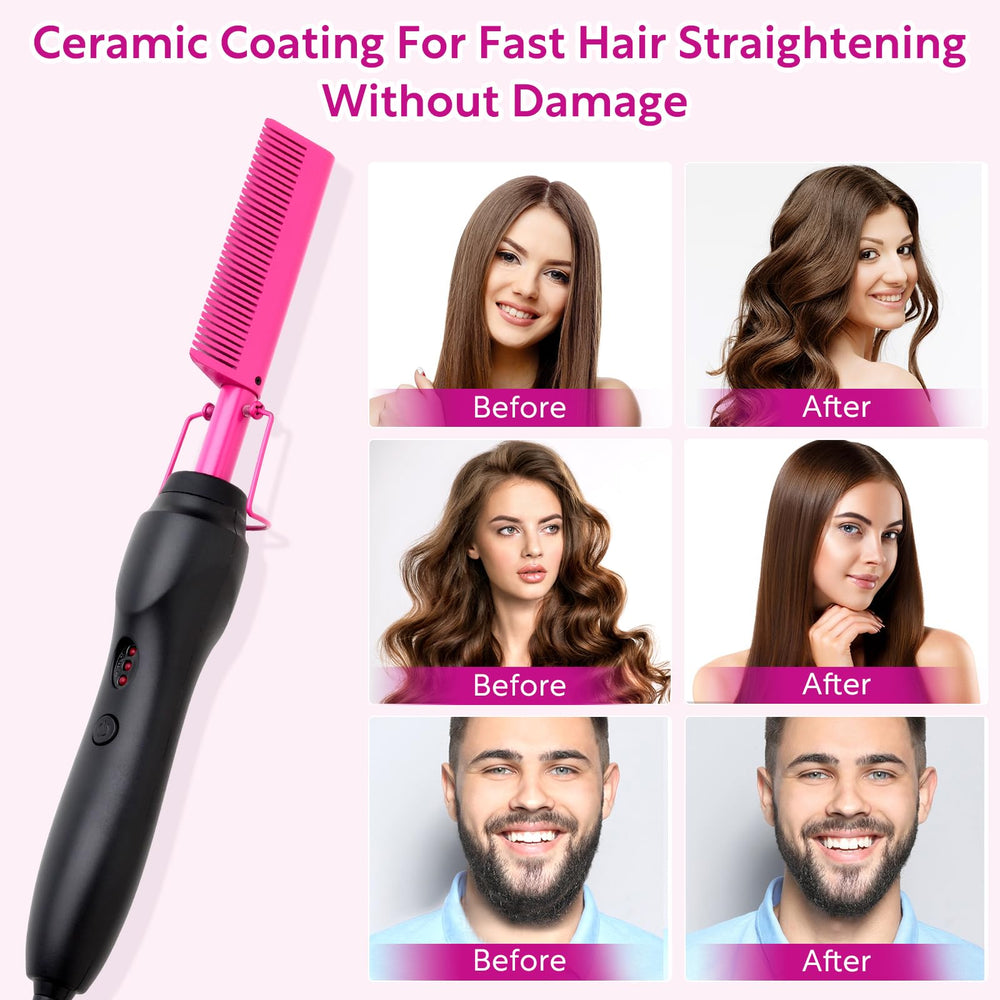 Homfu alisador con voltaje doble para diferentes tipos de cabello.