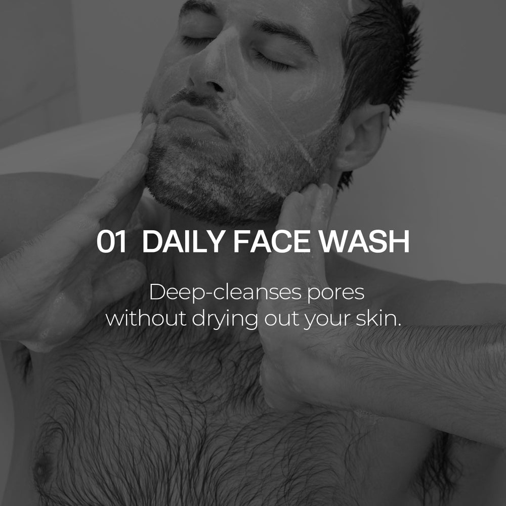 HommeFace crema hidratante facial aporta hidratación ligera y suave, ideal tras la limpieza.