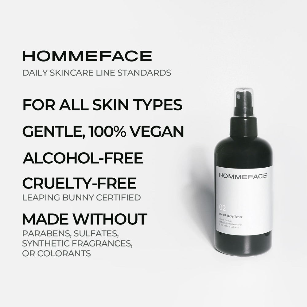 HommeFace: niebla facial suave para refrescar sin engrasar.