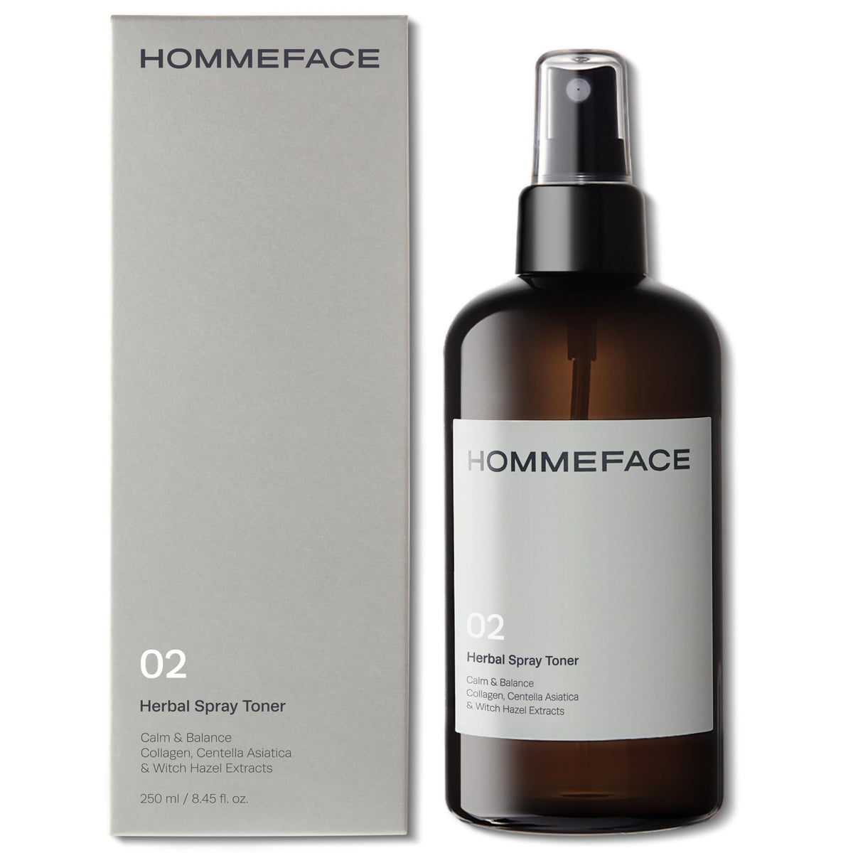 HommeFace: botella del tónico hidratante para hidratación diaria.