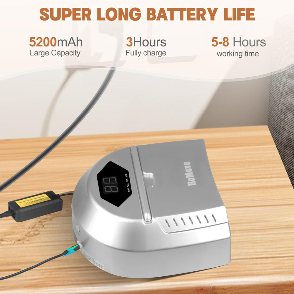 HoMove lámpara UV amplia para manos y pies, espacio cómodo para uñas
