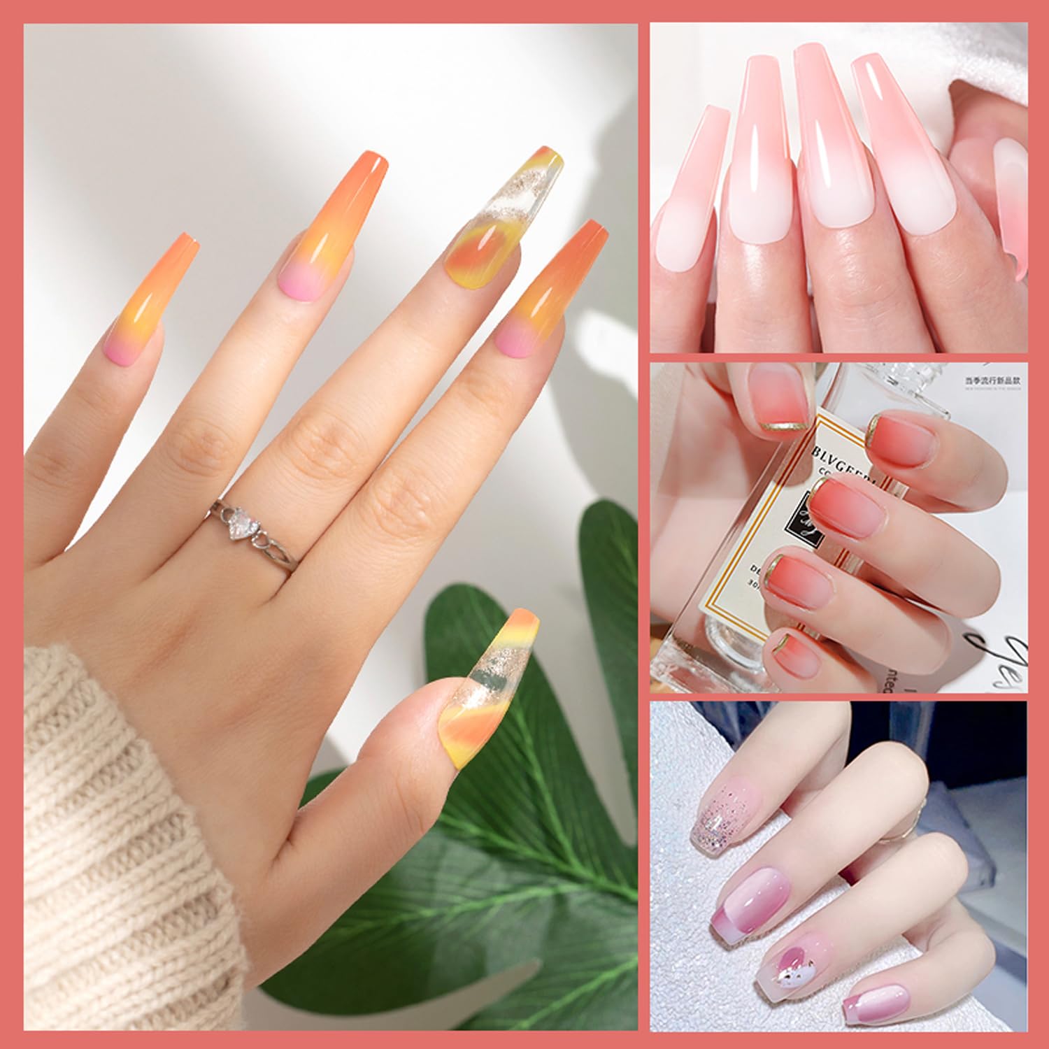 HomTop arte de uñas en proceso con estas herramientas.