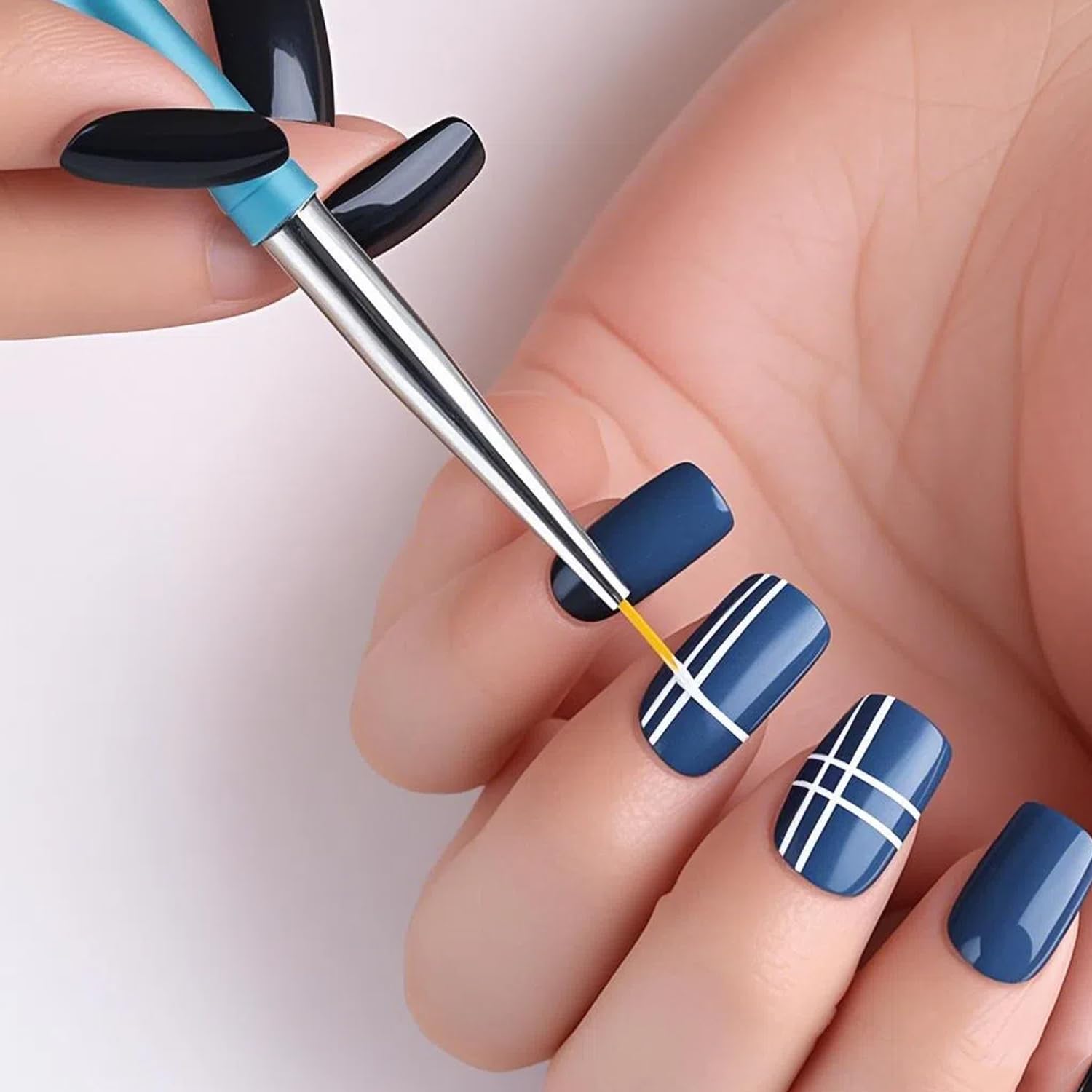 HomTop brochas para arte en uñas, en tres tamaños, para trazos finos.