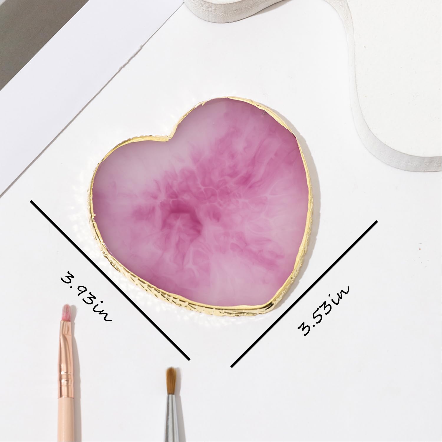 HomTop, dos paletas morado y verde, opción versátil para arte de uñas profesional.