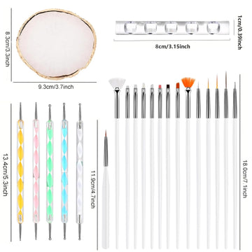 Herramientas dispensadoras HomTop de doble punta, útiles para aplicar y distribuir colores con control.