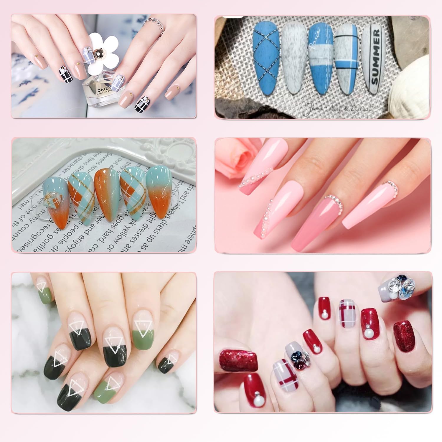 HomTop kit completo de arte de uñas para profesionales y aficionados