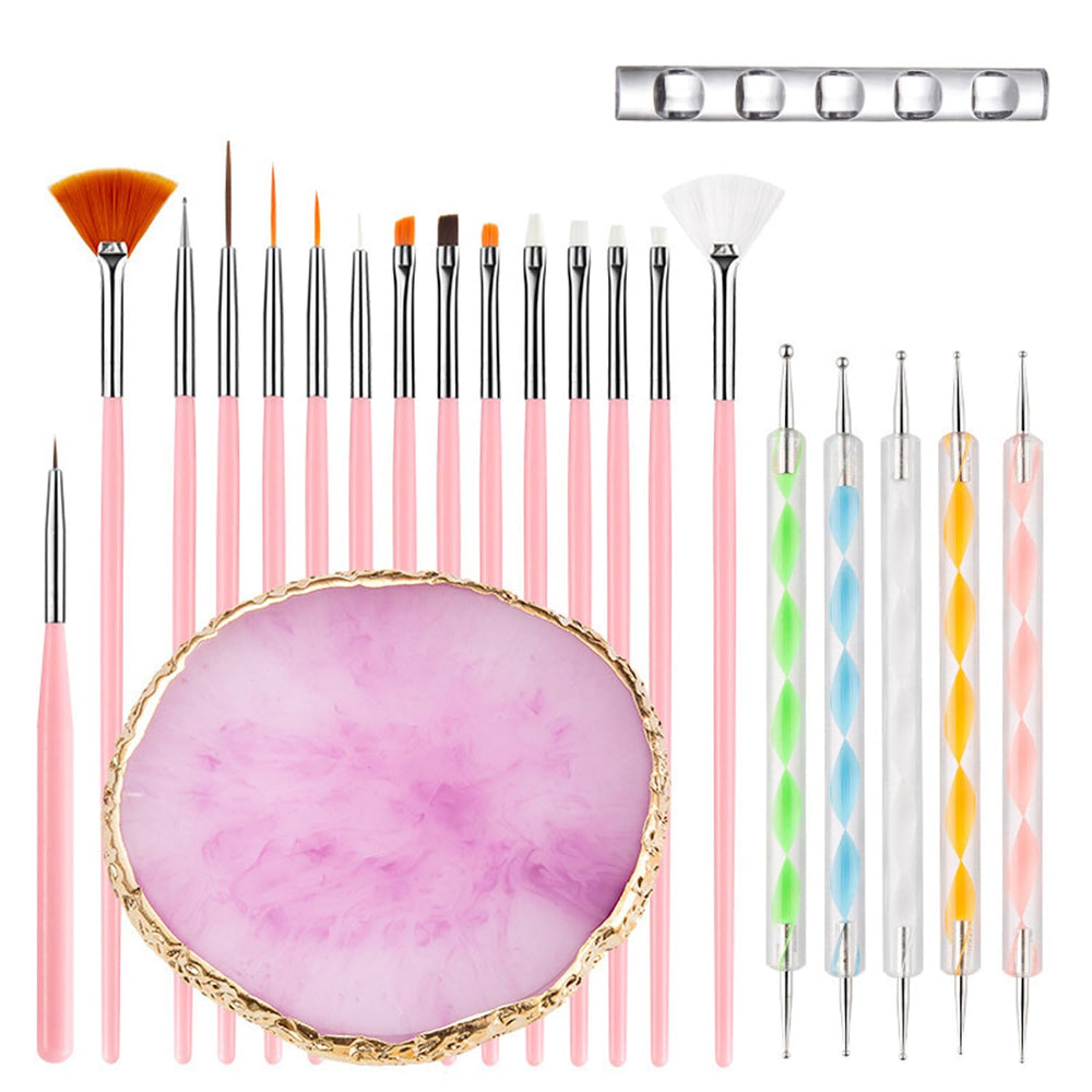 HomTop set de herramientas para uñas de 22 piezas para manicuras precisas