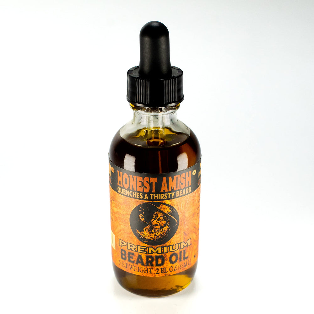 Honest Amish Aceite para barba, frasco de alta calidad para uso diario y suaviza la barba.