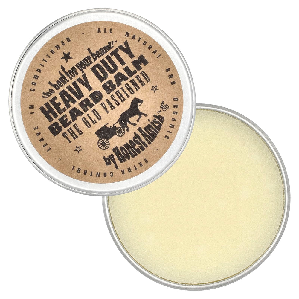 Rutina diaria con Bálsamo Honest Amish para barba, aroma agradable.