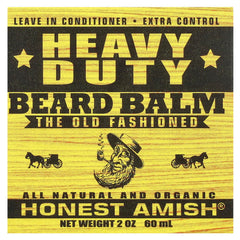 Textura suave del Bálsamo Honest Amish para barba al aplicar.