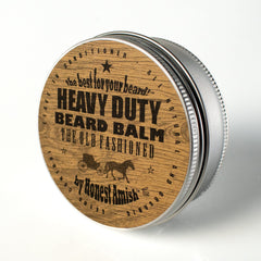 Honest Amish balsamo de barba, aplicacion suave para controlar frizz y dar forma.