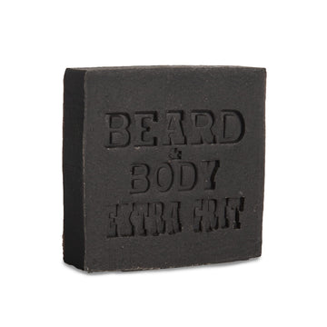 Honest Amish jabón barba y cuerpo exfoliante suave para piel saludable.