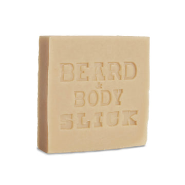 Honest Amish Jabón Slick para barba y cuerpo en bote, limpieza suave para piel y vello.
