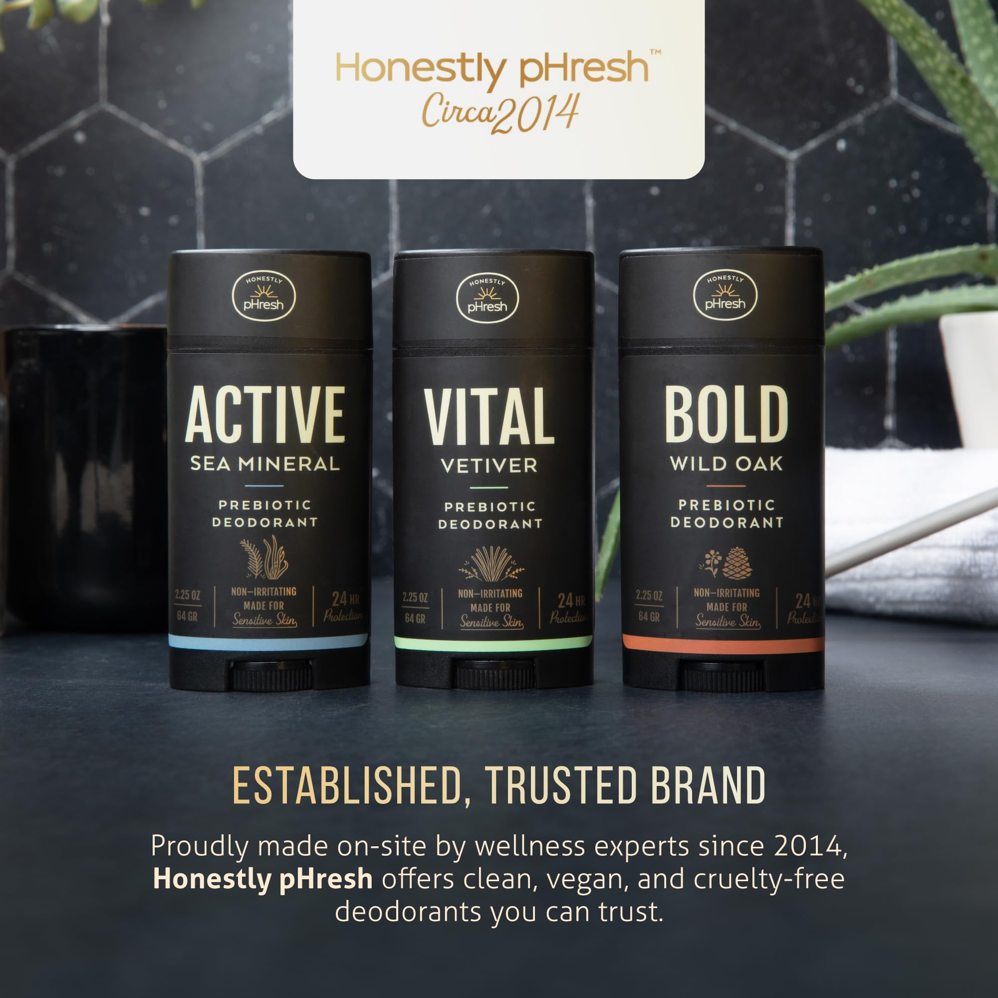 Honestly pHresh Vital Vetiver aroma calmante de lavanda y vetiver