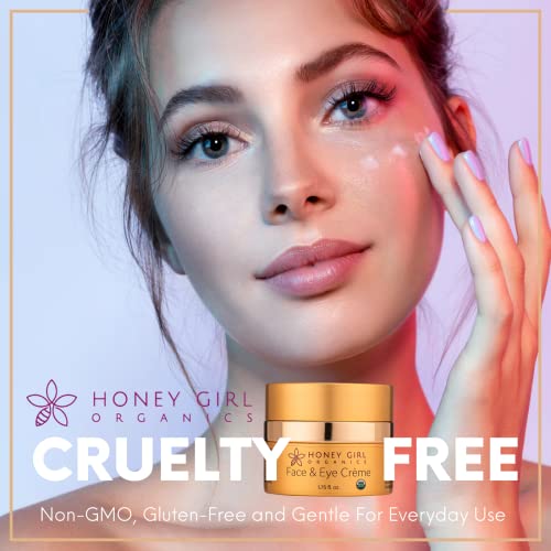 Textura cremosa de Honey Girl Organics que se absorbe sin dejar grasa.
